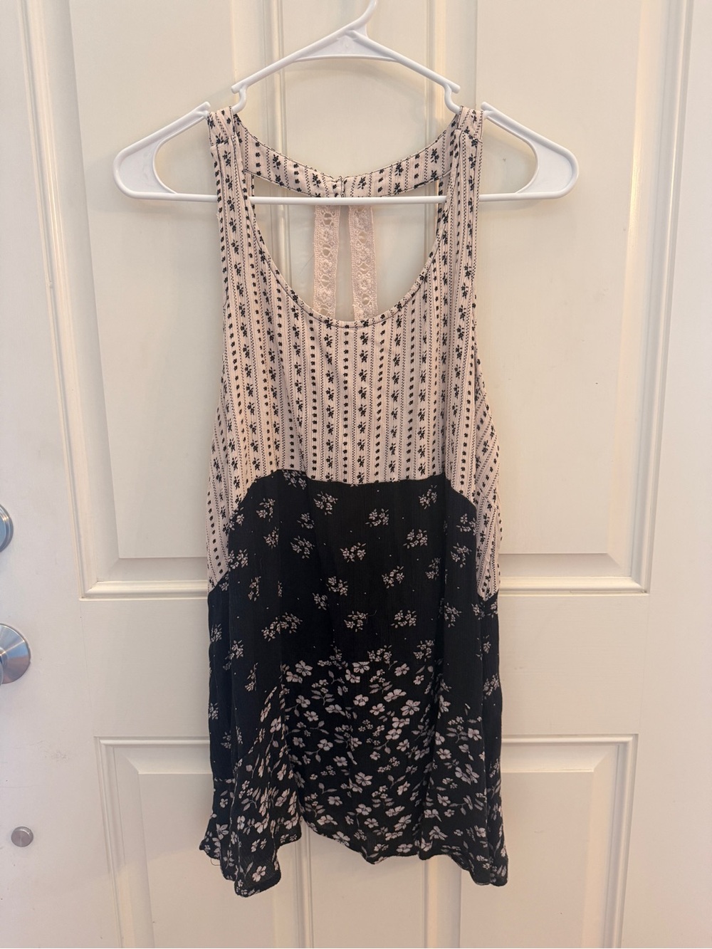 Maurices Tank Top Floral Print Sleeveless Casual Top Size XL
